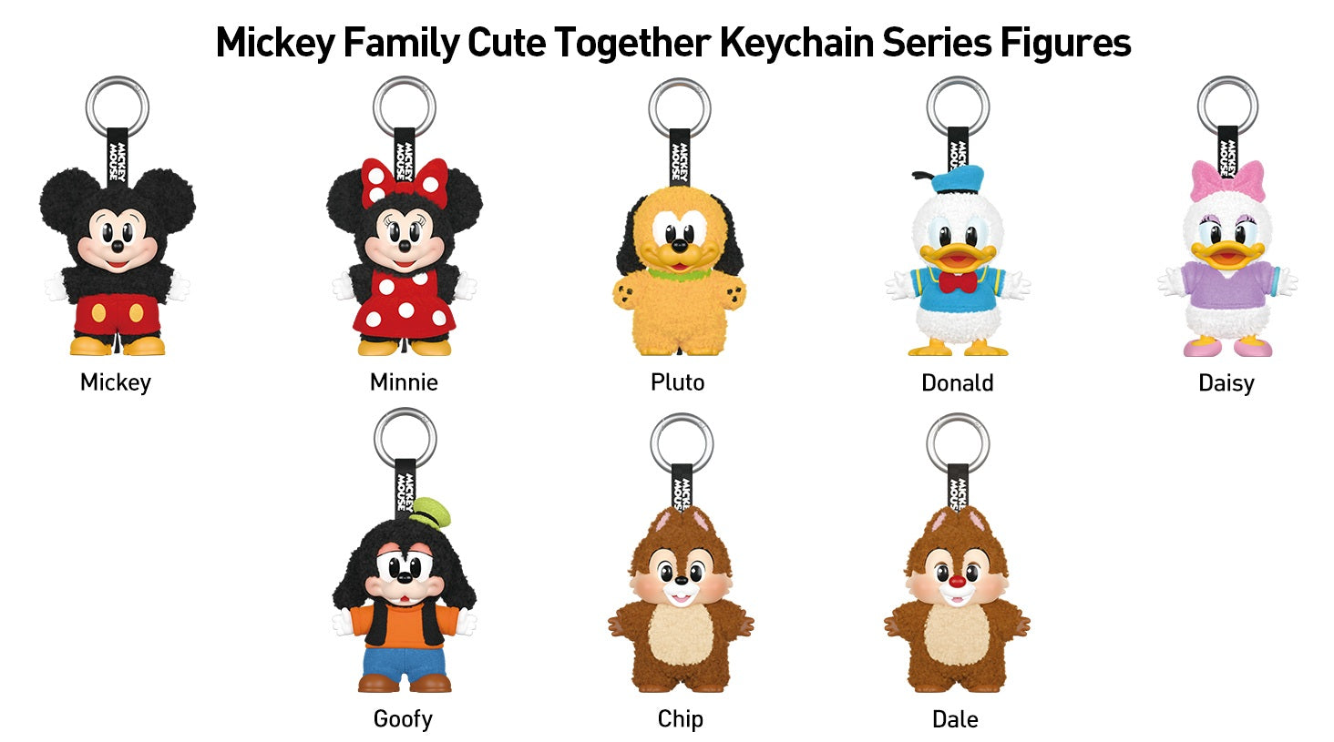 Pop Mart Mickey Family "Cute Together" Keychain Blind Box