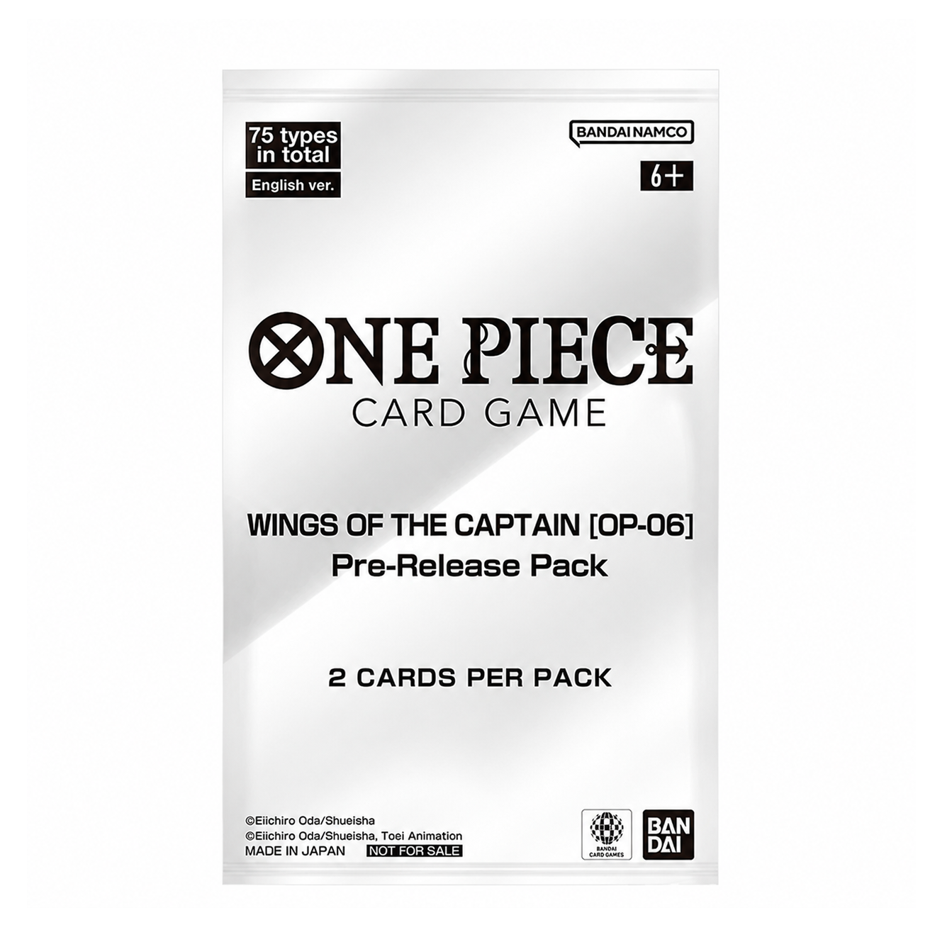 One Piece TCG Promo Pack – Wings of the Captain [OP-06] Pre-Release Pack (English)