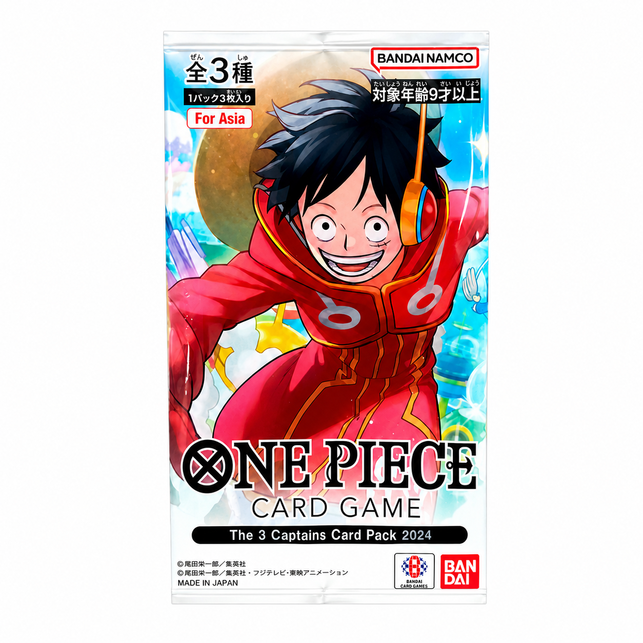 One Piece TCG Promo Pack – The 3 Captains for Asia / V Jump October 2024 Special Pack (Japanese)